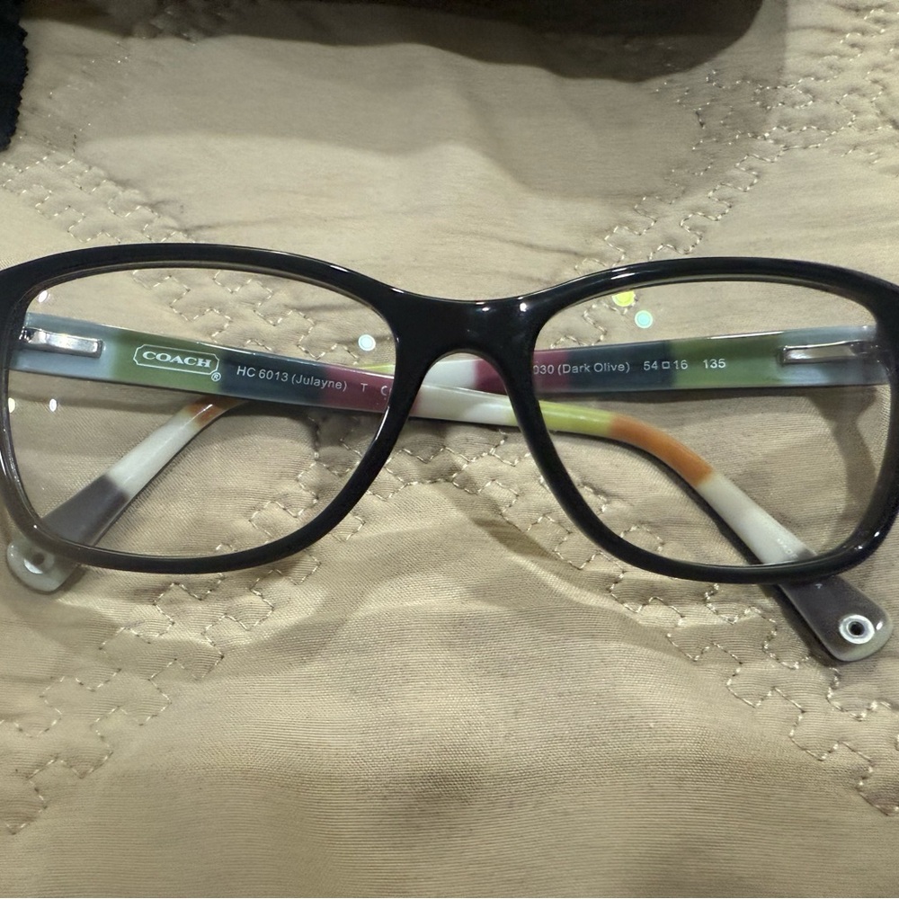 Coach Black Rectangular Eyeglasses - image 8